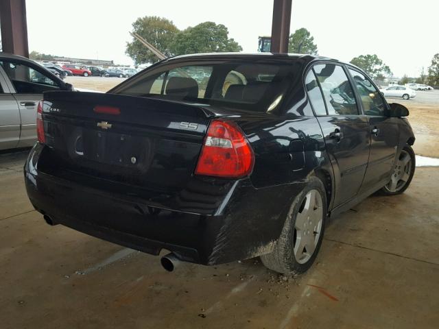 1G1ZW53186F186151 - 2006 CHEVROLET MALIBU SS შავი ფოტო 4