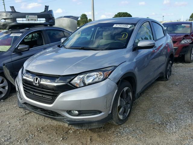 3CZRU5H54JM700539 - 2018 HONDA HR-V EX SILVER photo 2