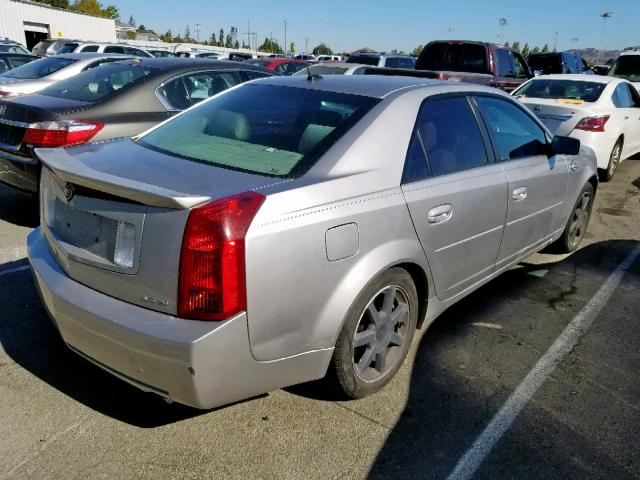 1G6DP567750163169 - 2005 CADILLAC CTS HI FEA GRAY photo 4