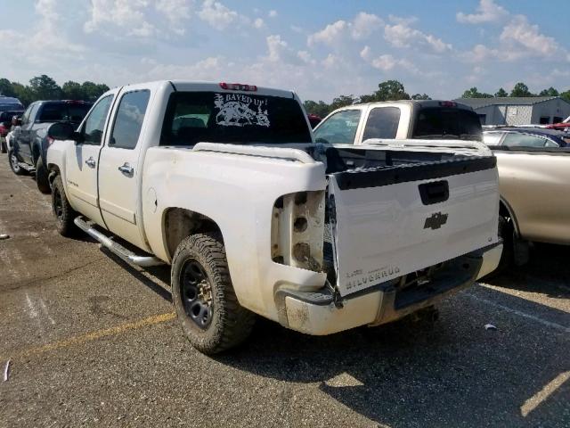 3GCEC13C08G125676 - 2008 CHEVROLET SILVERADO WHITE photo 3