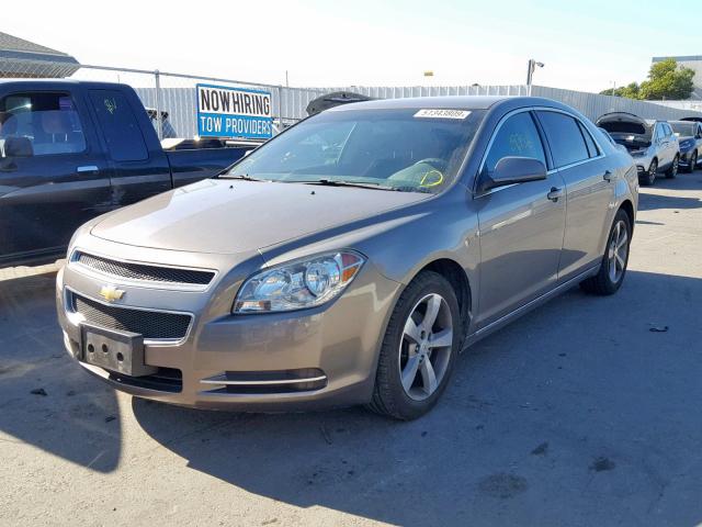 1G1ZC5EU8BF244950 - 2011 CHEVROLET MALIBU 1LT BROWN photo 2