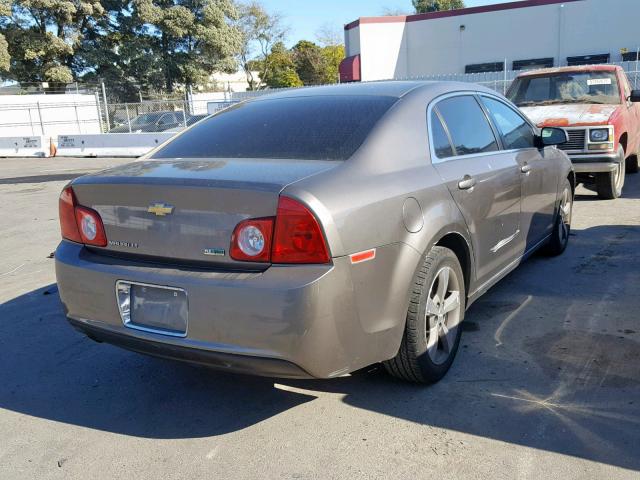 1G1ZC5EU8BF244950 - 2011 CHEVROLET MALIBU 1LT BROWN photo 4