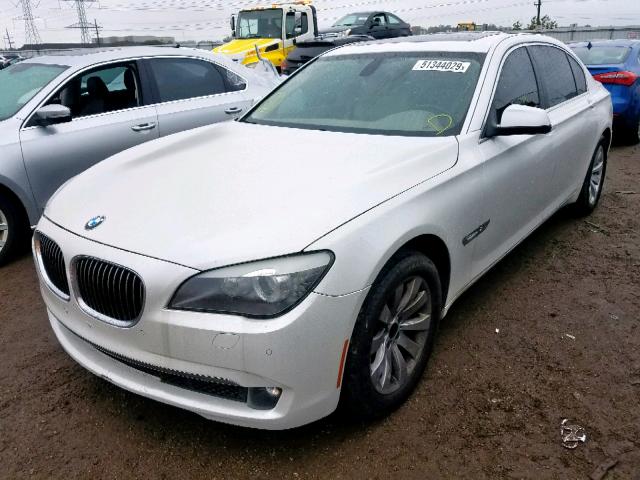 WBAKC8C56BC432242 - 2011 BMW 750LI WHITE photo 2