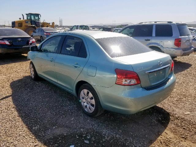 JTDBT923571086907 - 2007 TOYOTA YARIS GREEN photo 3