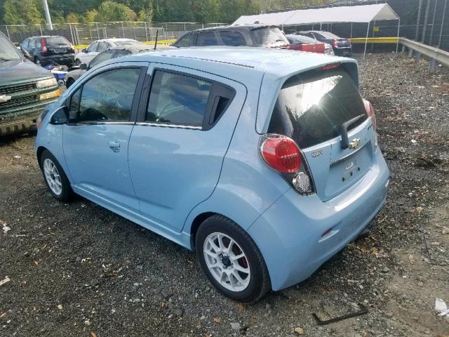 KL8CL6S02EC400130 - 2014 CHEVROLET SPARK EV 2 BLACK photo 3