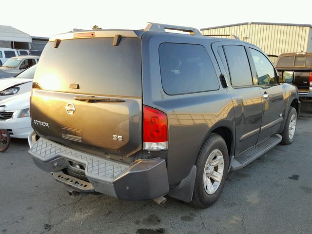 5N1AA08A46N723470 - 2006 NISSAN ARMADA SE CHARCOAL photo 4