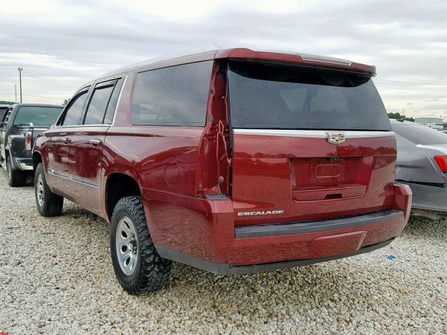 1GYS3JKJ2HR144002 - 2017 CADILLAC ESCALADE E BURGUNDY photo 3