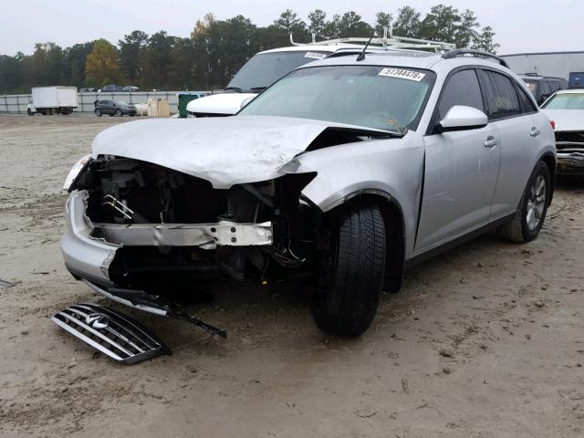 JNRAS08U56X103789 - 2006 INFINITI FX35 SILVER photo 2