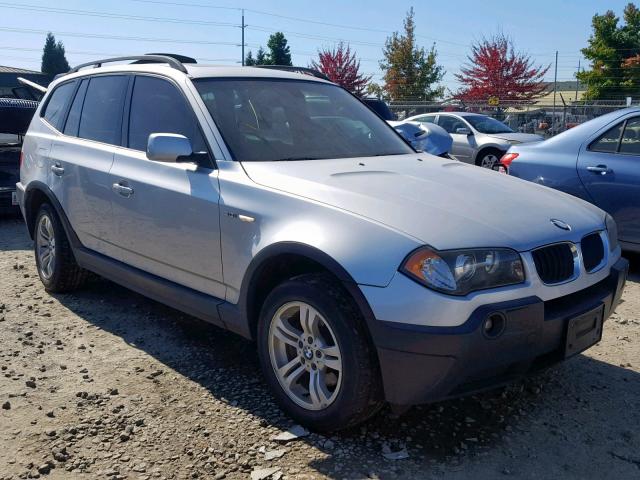 WBXPA93425WD09610 - 2005 BMW X3 3.0I SILVER photo 1