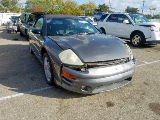 4A3AE55H73E087403 - 2003 MITSUBISHI ECLIPSE SP GRAY photo 1