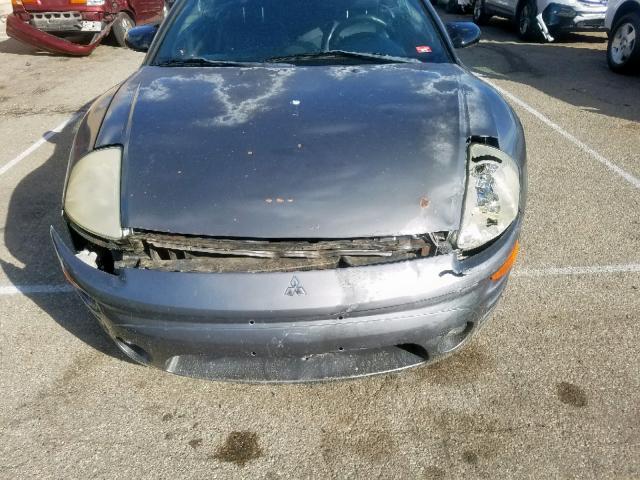 4A3AE55H73E087403 - 2003 MITSUBISHI ECLIPSE SP GRAY photo 9