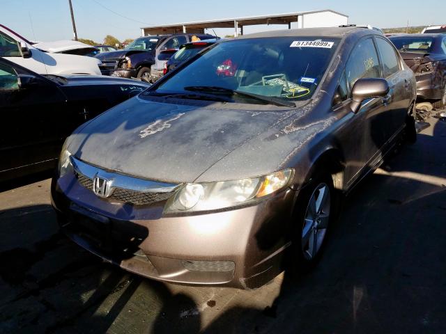 2HGFA1F64AH518507 - 2010 HONDA CIVIC LX-S ნაცრისფერი ფოტო 2