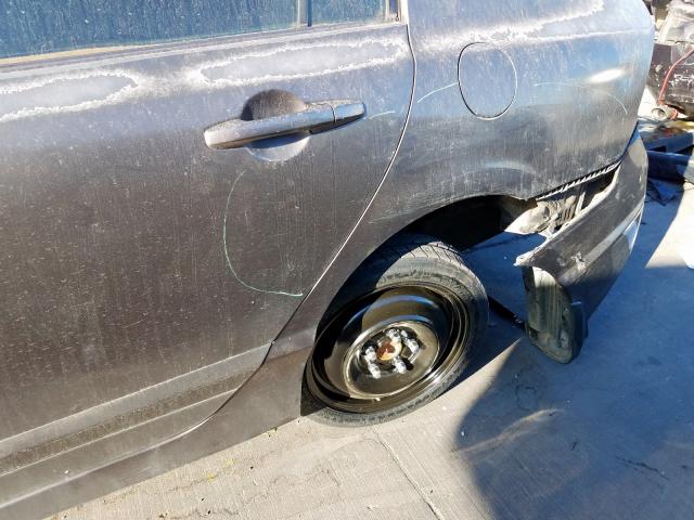 2HGFA1F64AH518507 - 2010 HONDA CIVIC LX-S ნაცრისფერი ფოტო 9