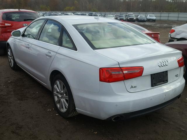 WAUFGAFC6EN029362 - 2014 AUDI A6 PREMIUM WHITE photo 3