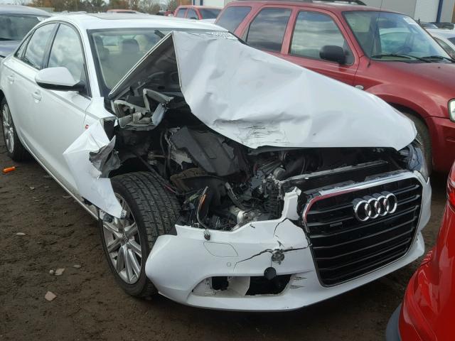 WAUFGAFC6EN029362 - 2014 AUDI A6 PREMIUM WHITE photo 9