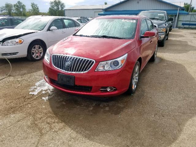 1G4GH5E32DF122736 - 2013 BUICK LACROSSE P RED photo 2
