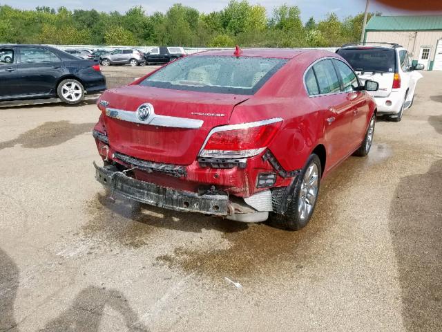 1G4GH5E32DF122736 - 2013 BUICK LACROSSE P RED photo 4