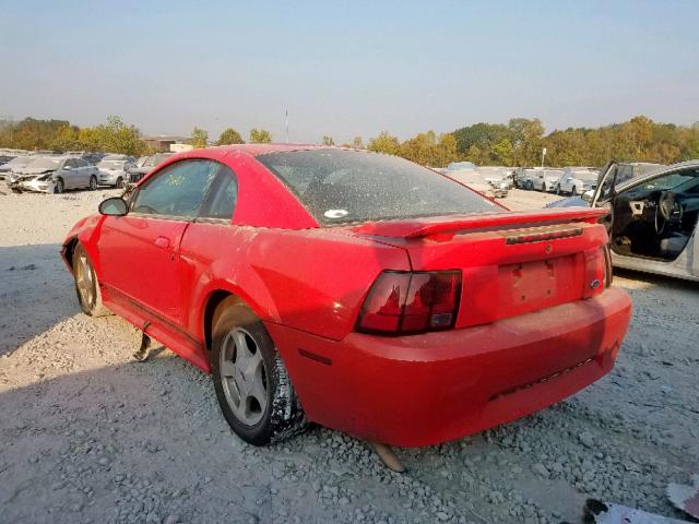 1FAFP40481F249571 - 2001 FORD MUSTANG RED photo 3