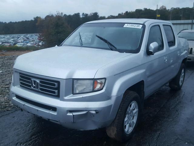 2HJYK16556H501097 - 2006 HONDA RIDGELINE SILVER photo 2