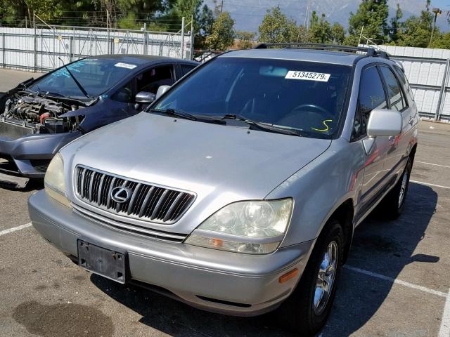 JTJGF10U820123325 - 2002 LEXUS RX 300 GRAY photo 2