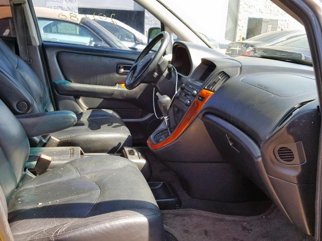 JTJGF10U820123325 - 2002 LEXUS RX 300 GRAY photo 5