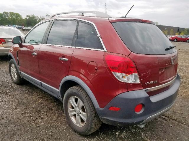 3GSDL43N58S587523 - 2008 SATURN VUE XE RED photo 3