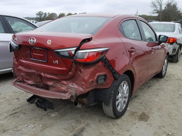 3MYDLBZV6GY128151 - 2016 TOYOTA SCION IA RED photo 4