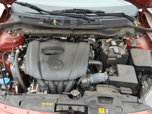 3MYDLBZV6GY128151 - 2016 TOYOTA SCION IA RED photo 7