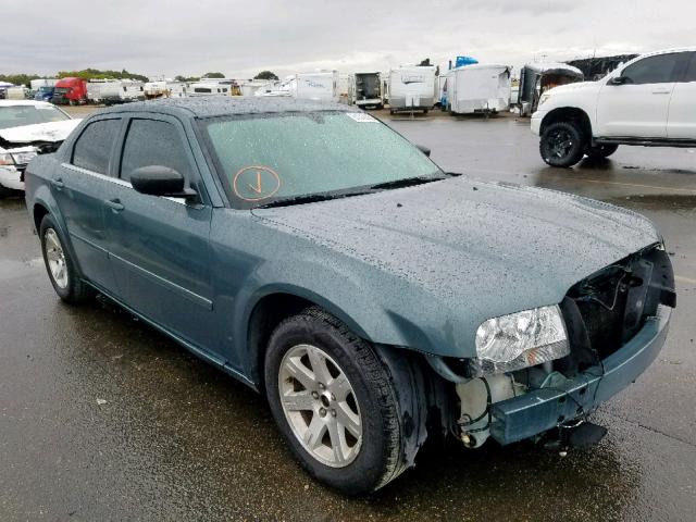 2C3JA43R95H546287 - 2005 CHRYSLER 300 TEAL photo 1