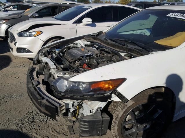 JH4CU2F85CC021664 - 2012 ACURA TSX SE WHITE photo 9