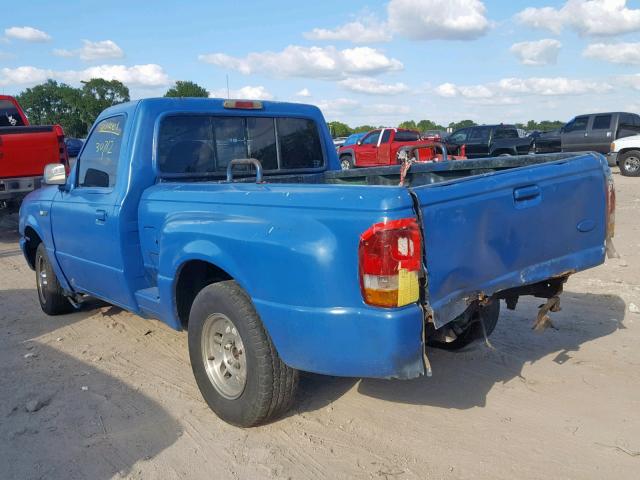 1FTCR10A9RPA81666 - 1994 FORD RANGER BLUE photo 3