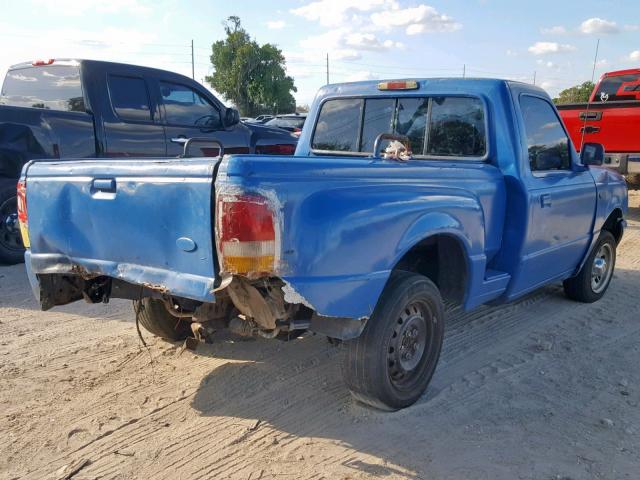 1FTCR10A9RPA81666 - 1994 FORD RANGER BLUE photo 4