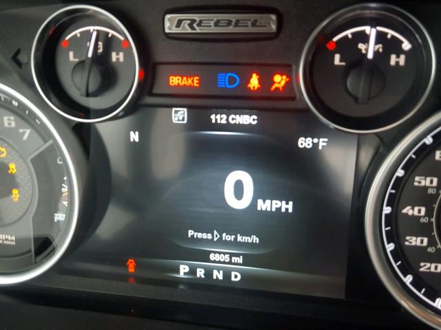 1C6RR7YT8HS852768 - 2017 RAM 1500 REBEL წითელი ფოტო 8