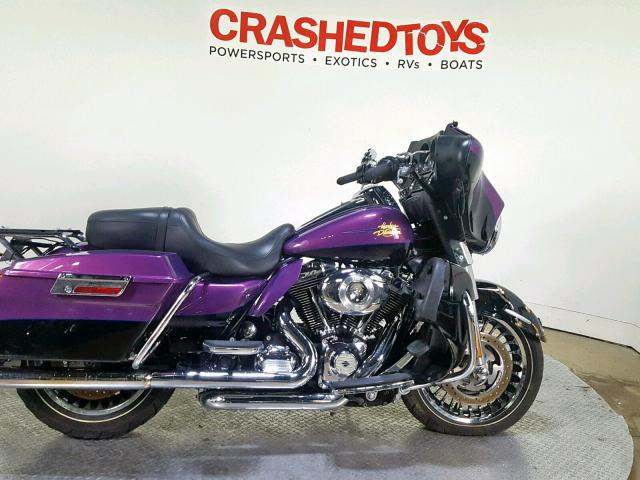 1HD1KEM12BB628727 - 2011 HARLEY-DAVIDSON FLHTK PURPLE photo 1