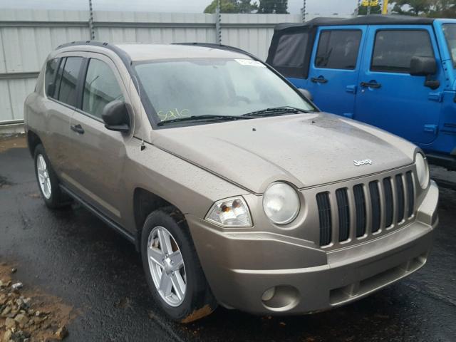 1J8FF47W17D432974 - 2007 JEEP COMPASS GOLD photo 1