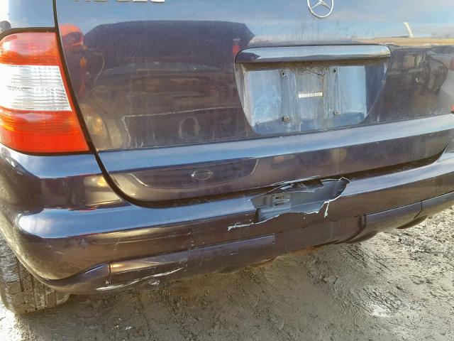 4JGAB54E12A332295 - 2002 MERCEDES-BENZ ML 320 BLUE photo 9