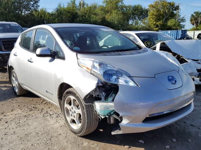 1N4AZ0CP8DC402961 - 2013 NISSAN LEAF S SILVER photo 1