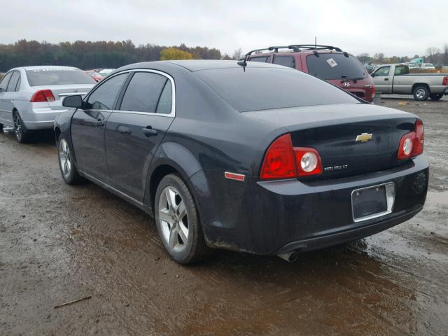1G1ZC5EB4AF162839 - 2010 CHEVROLET MALIBU 1LT შავი ფოტო 3