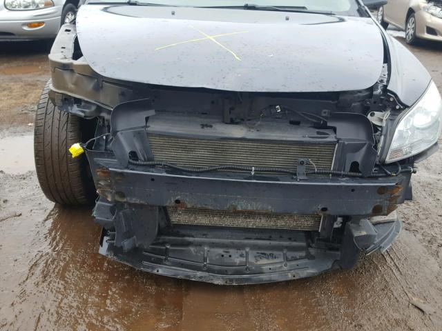 1G1ZC5EB4AF162839 - 2010 CHEVROLET MALIBU 1LT შავი ფოტო 9