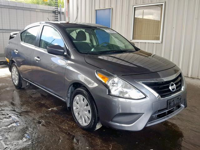 3N1CN7AP3HL826460 - 2017 NISSAN VERSA S CHARCOAL photo 1