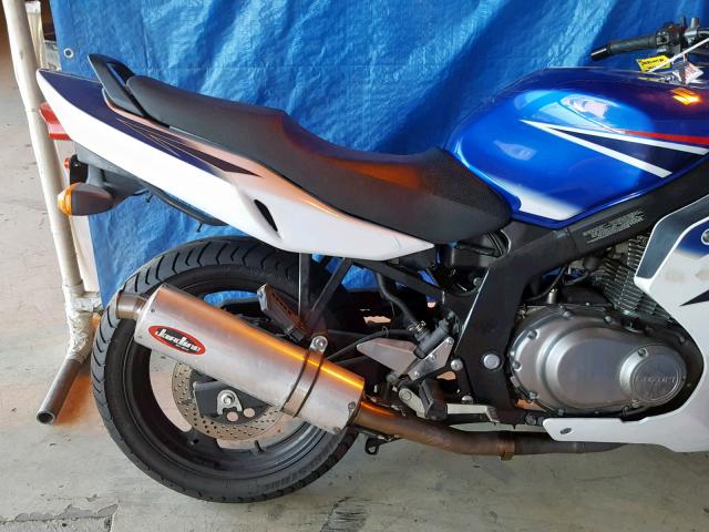 VTTGM51A082101320 - 2008 SUZUKI GS500 BLUE photo 6