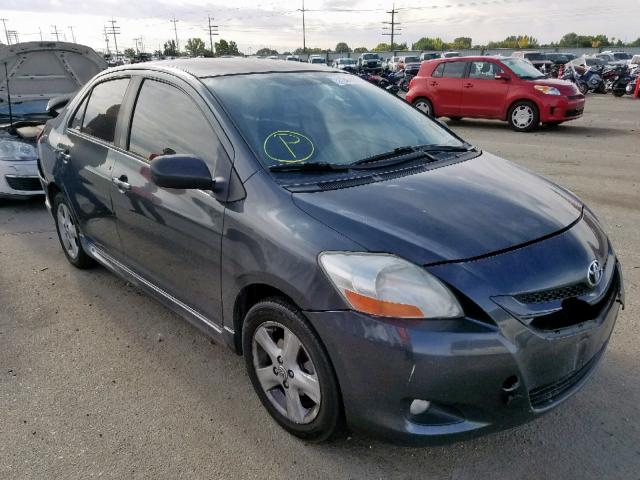 JTDBT903371033061 - 2007 TOYOTA YARIS GRAY photo 1