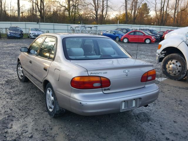 1Y1SK5289WZ425929 - 1998 CHEVROLET GEO PRIZM GOLD photo 3