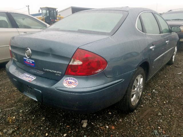 2G4WC552471104994 - 2007 BUICK LACROSSE C BLUE photo 4