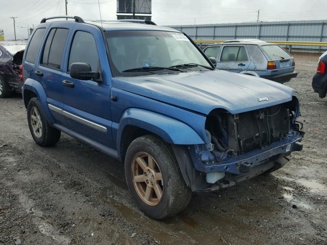 1J4GL58K26W210608 - 2006 JEEP LIBERTY LI BLUE photo 1