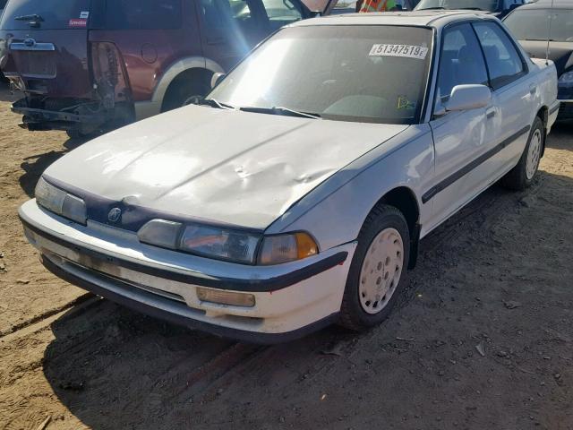 JH4DB1557MS015352 - 1991 ACURA INTEGRA LS WHITE photo 2