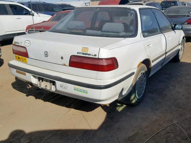 JH4DB1557MS015352 - 1991 ACURA INTEGRA LS WHITE photo 4