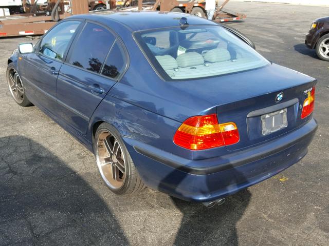 WBAAZ33445KW77023 - 2005 BMW 325 IS SUL BLUE photo 3