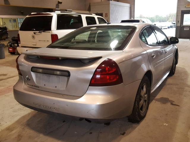 2G2WP552861154051 - 2006 PONTIAC GRAND PRIX SILVER photo 4