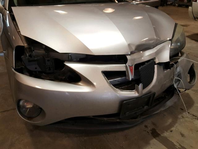 2G2WP552861154051 - 2006 PONTIAC GRAND PRIX SILVER photo 9